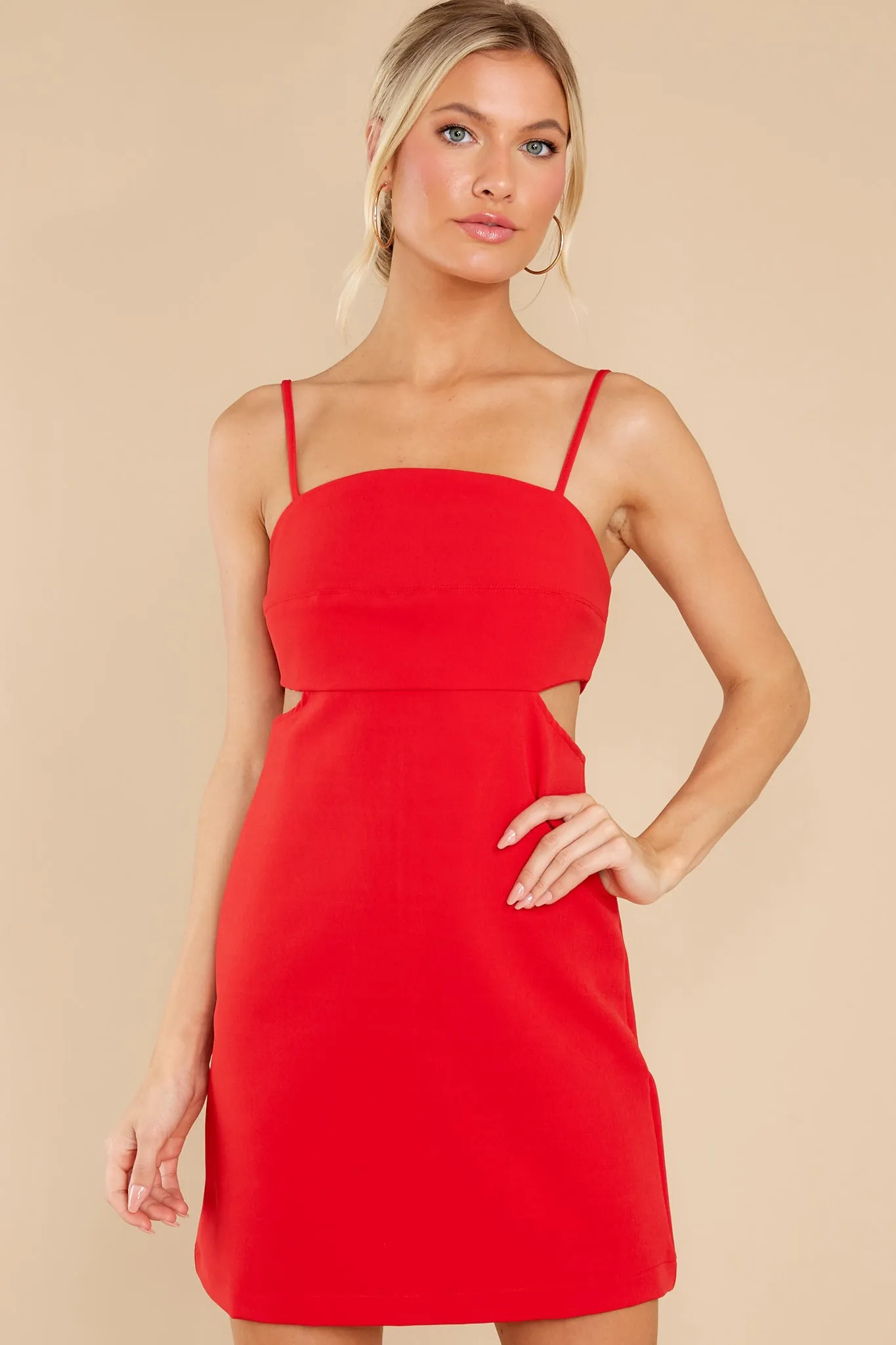 Air Of Confidence Red Dress