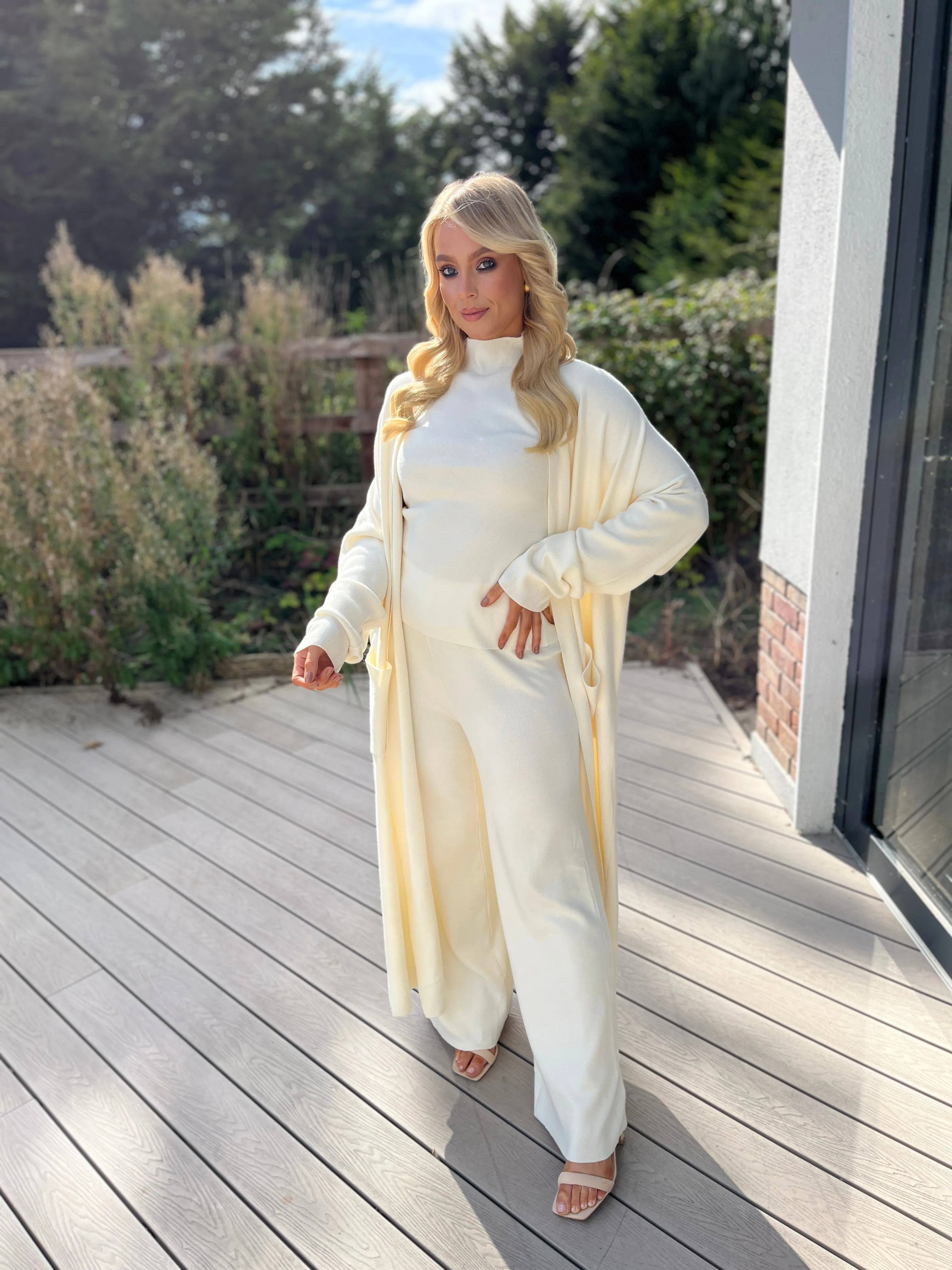 Bronte Cream Knitted Pants