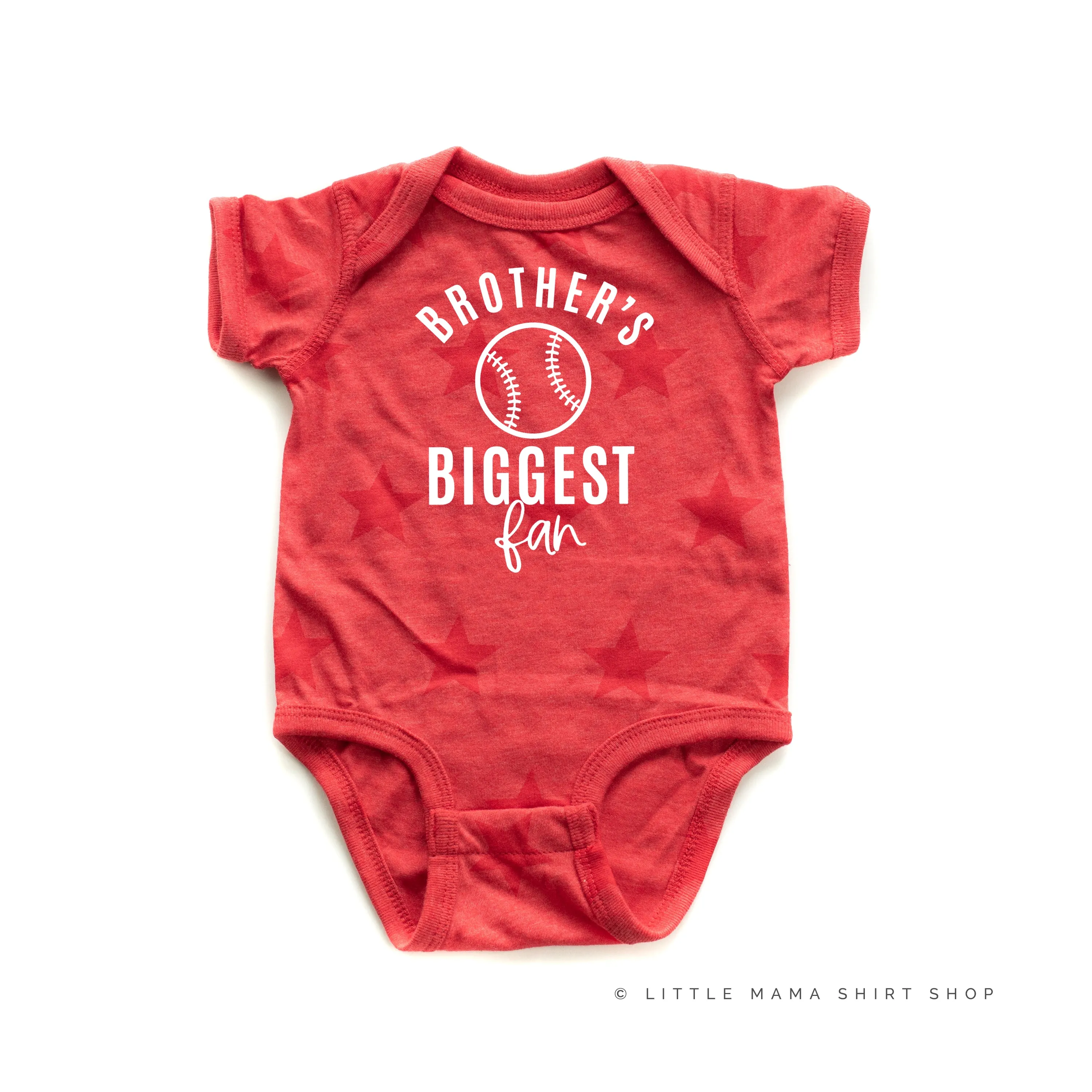 Brother's Biggest Fan - Baseball - Short Sleeve Child STAR Shirt