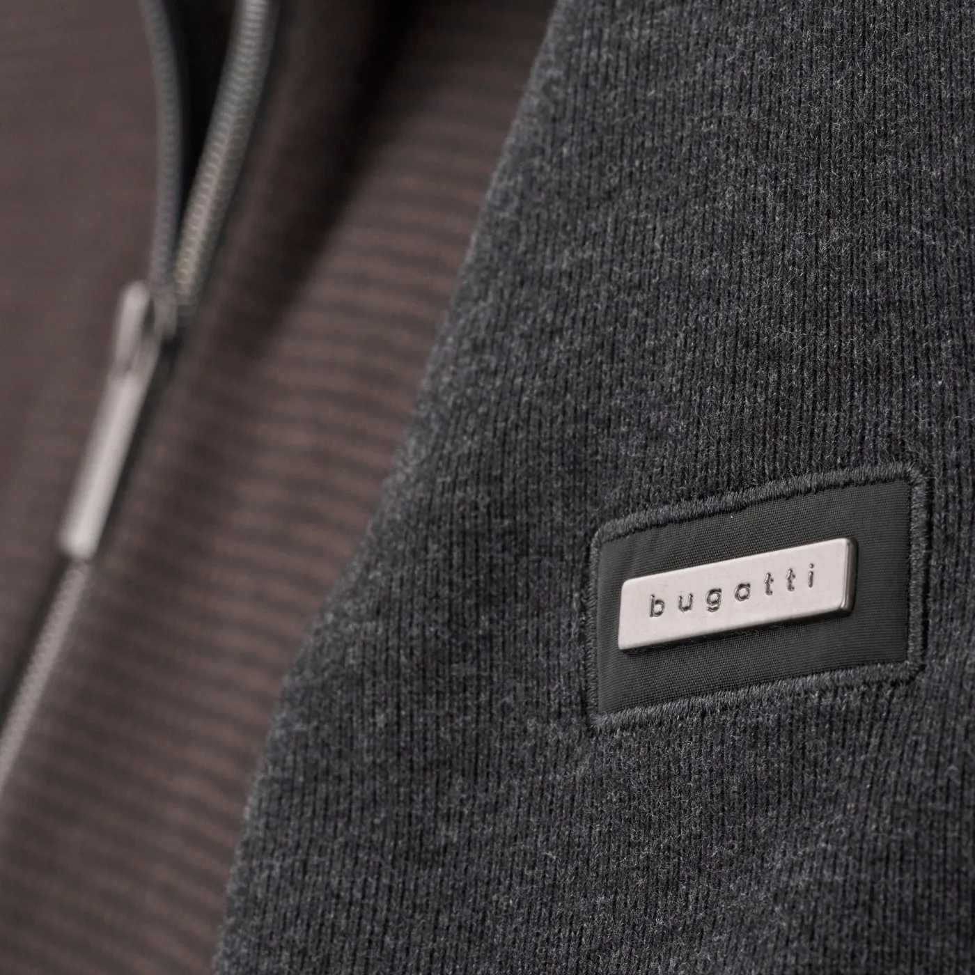 Bugatti Feature Print Full Zip