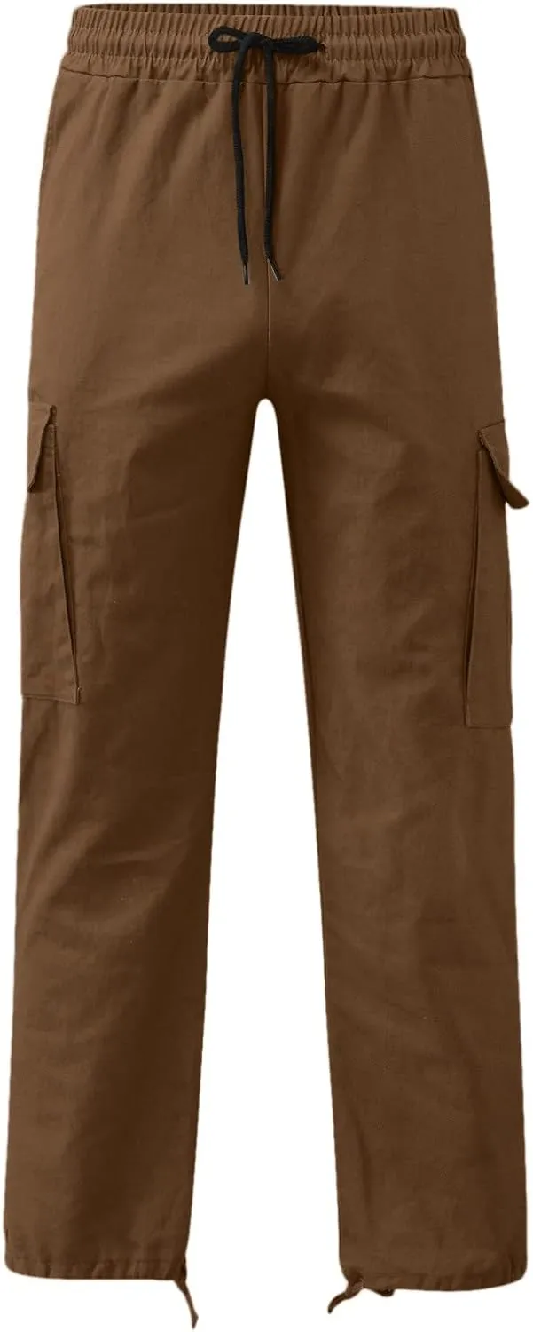 Cargo Pants for Men Relaxed Fit Big and Tall for Workout Running Sweatpants for Mens Casual Joggers Athletic Pants
