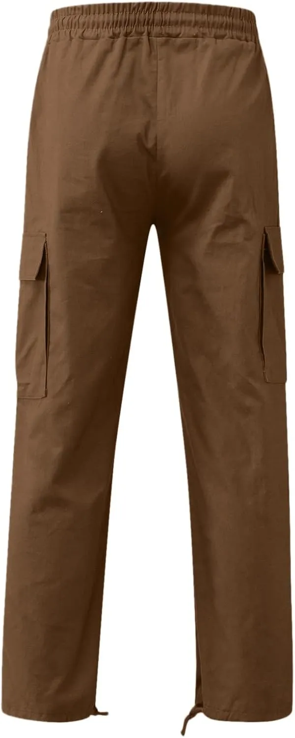 Cargo Pants for Men Relaxed Fit Big and Tall for Workout Running Sweatpants for Mens Casual Joggers Athletic Pants