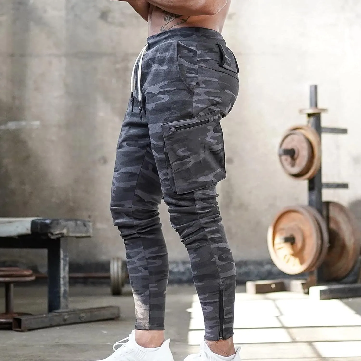 Cargo Pants for Men Relaxed Fit Gym Sweatpants Work Joggers Mens Long Pants Sweatpants for Men Men's Casual Trousers