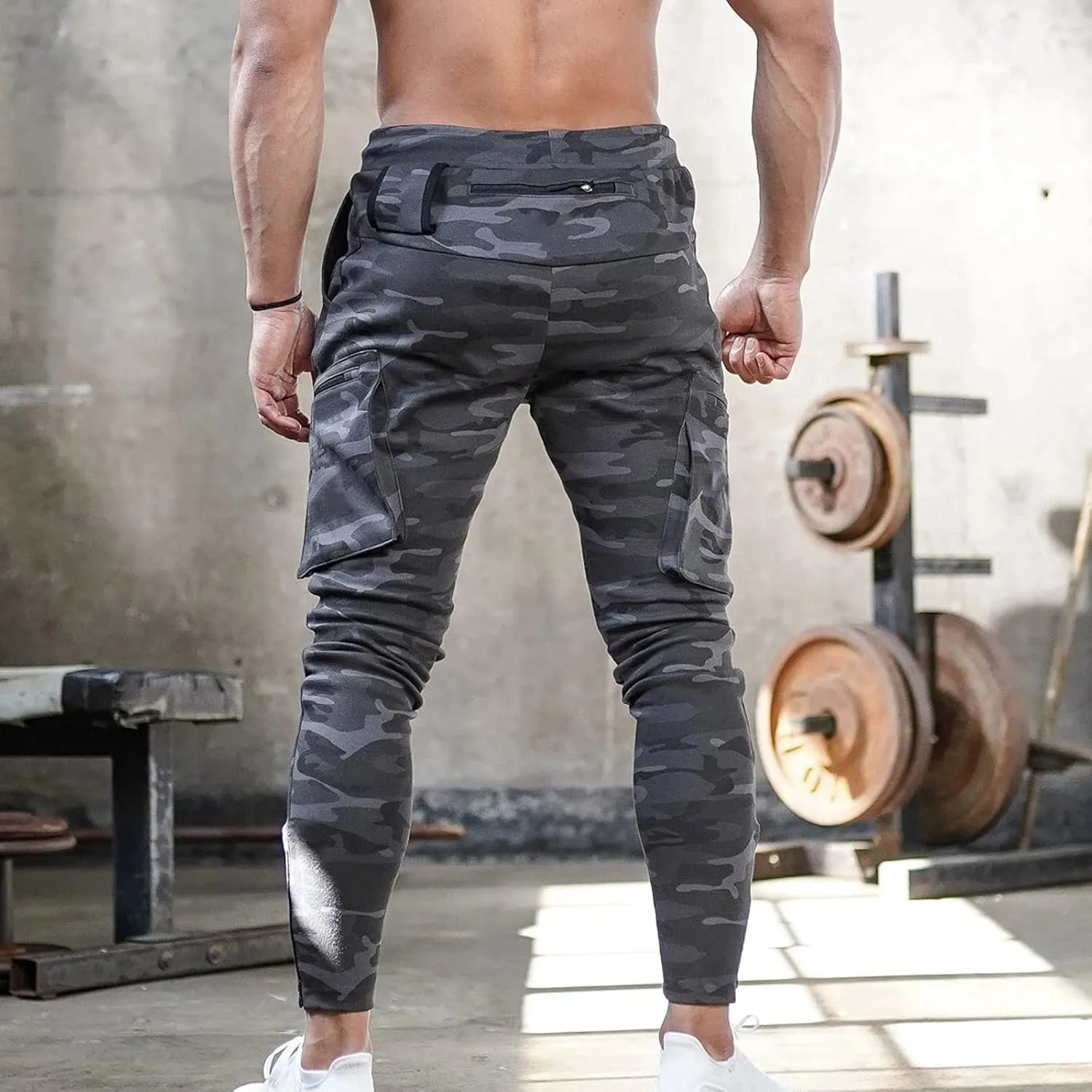 Cargo Pants for Men Relaxed Fit Gym Sweatpants Work Joggers Mens Long Pants Sweatpants for Men Men's Casual Trousers