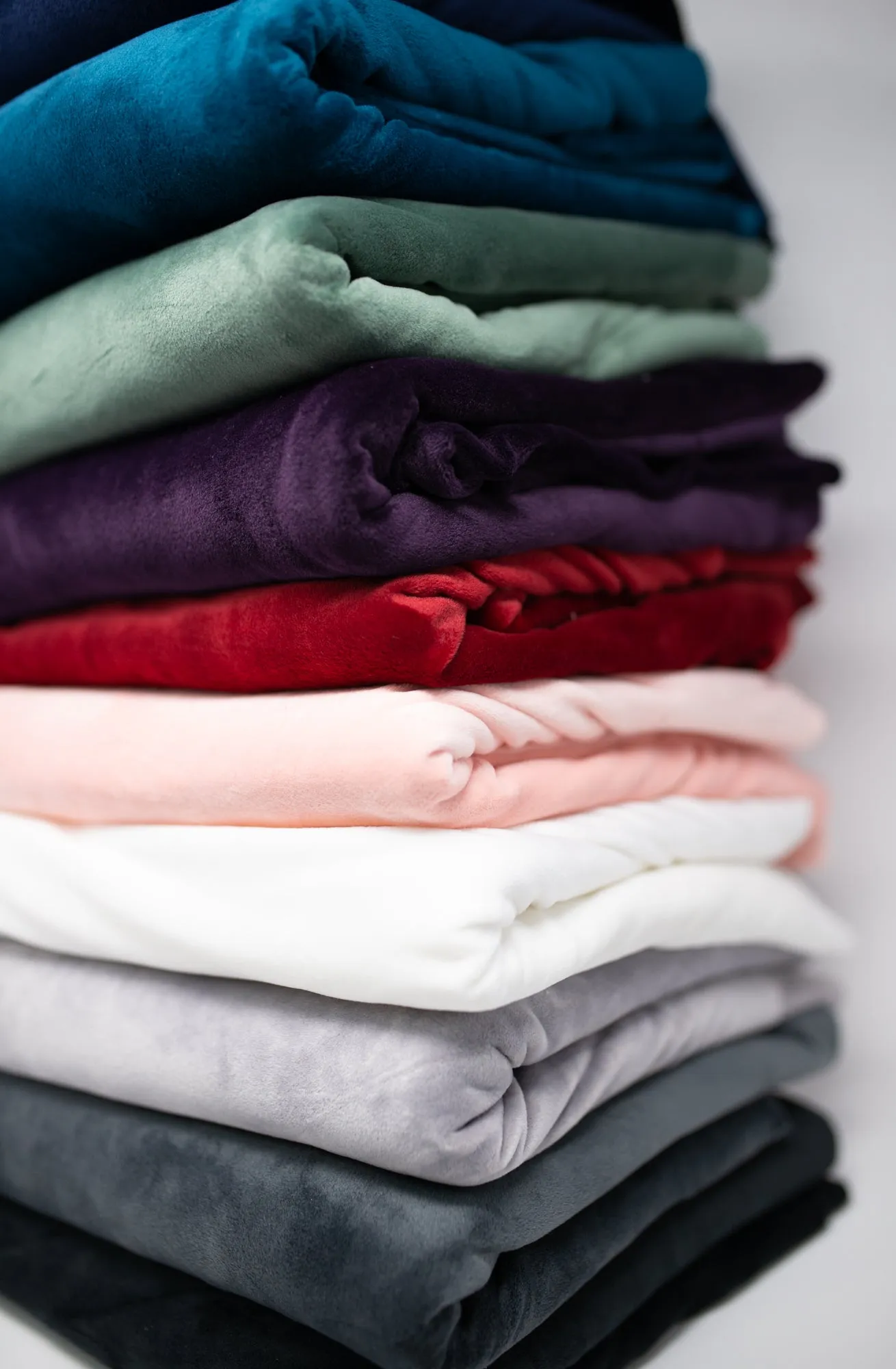 Charcoal - THICC Stretch Fleece - 1/2 Metre