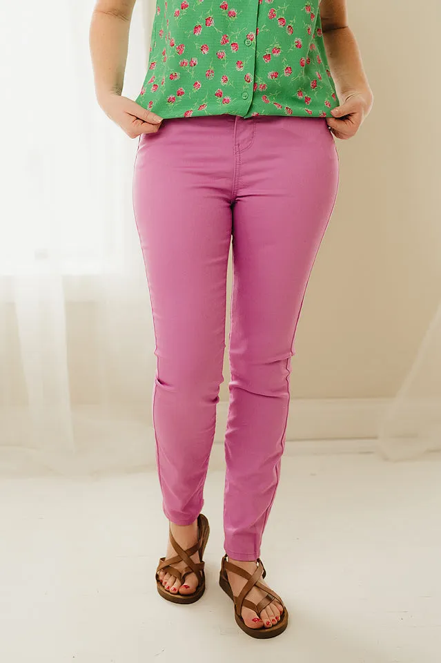 Colored Skinny Denim Pants