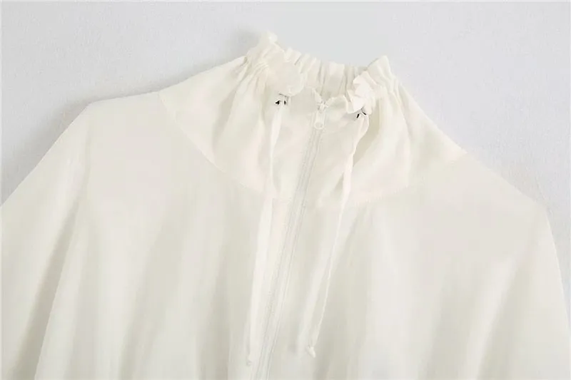CROPPED JACKET HIGH COLLAR