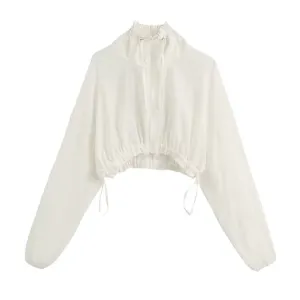 CROPPED JACKET HIGH COLLAR