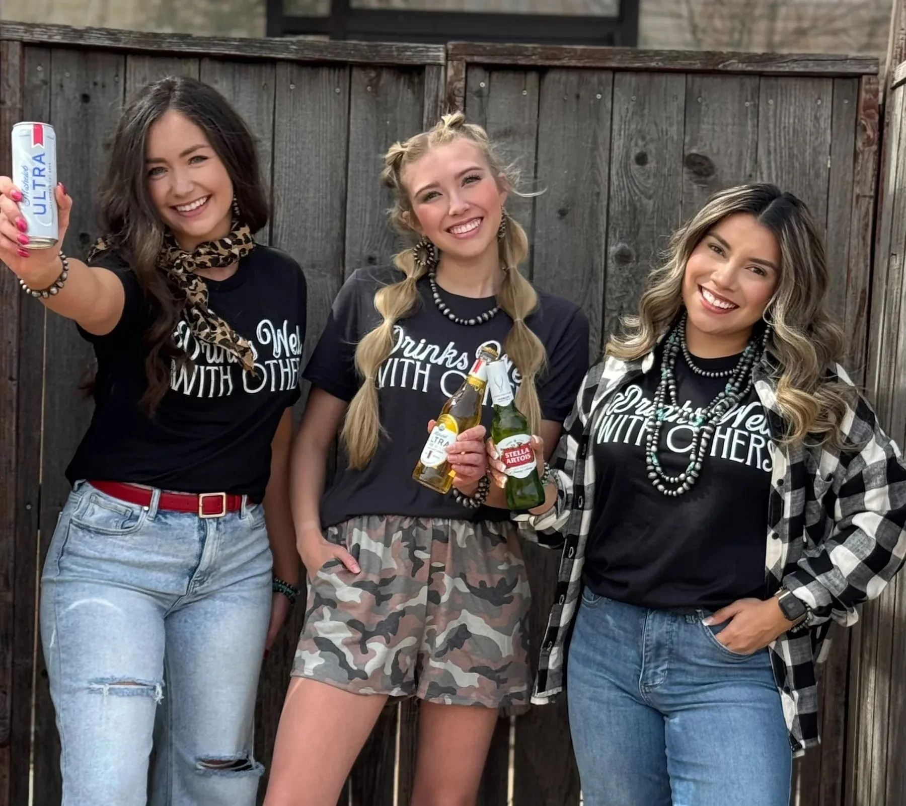 DRINKS WELL WITH OTHERS TEE