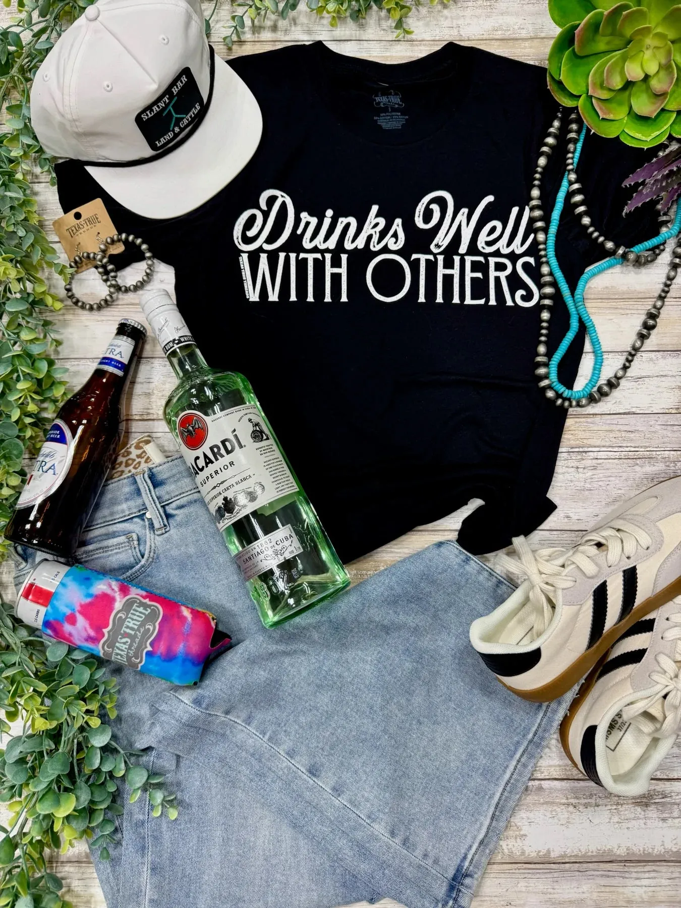DRINKS WELL WITH OTHERS TEE