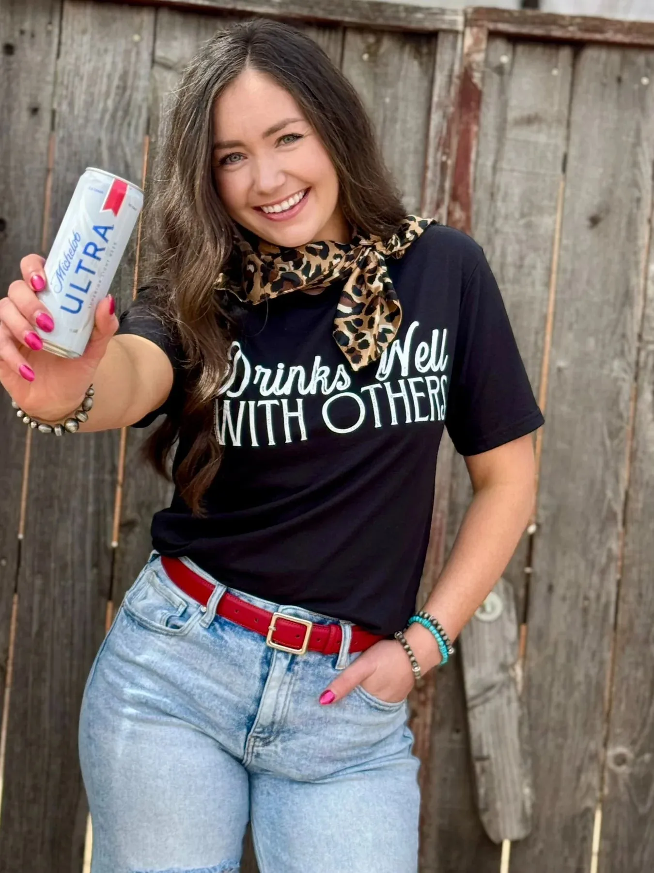 DRINKS WELL WITH OTHERS TEE