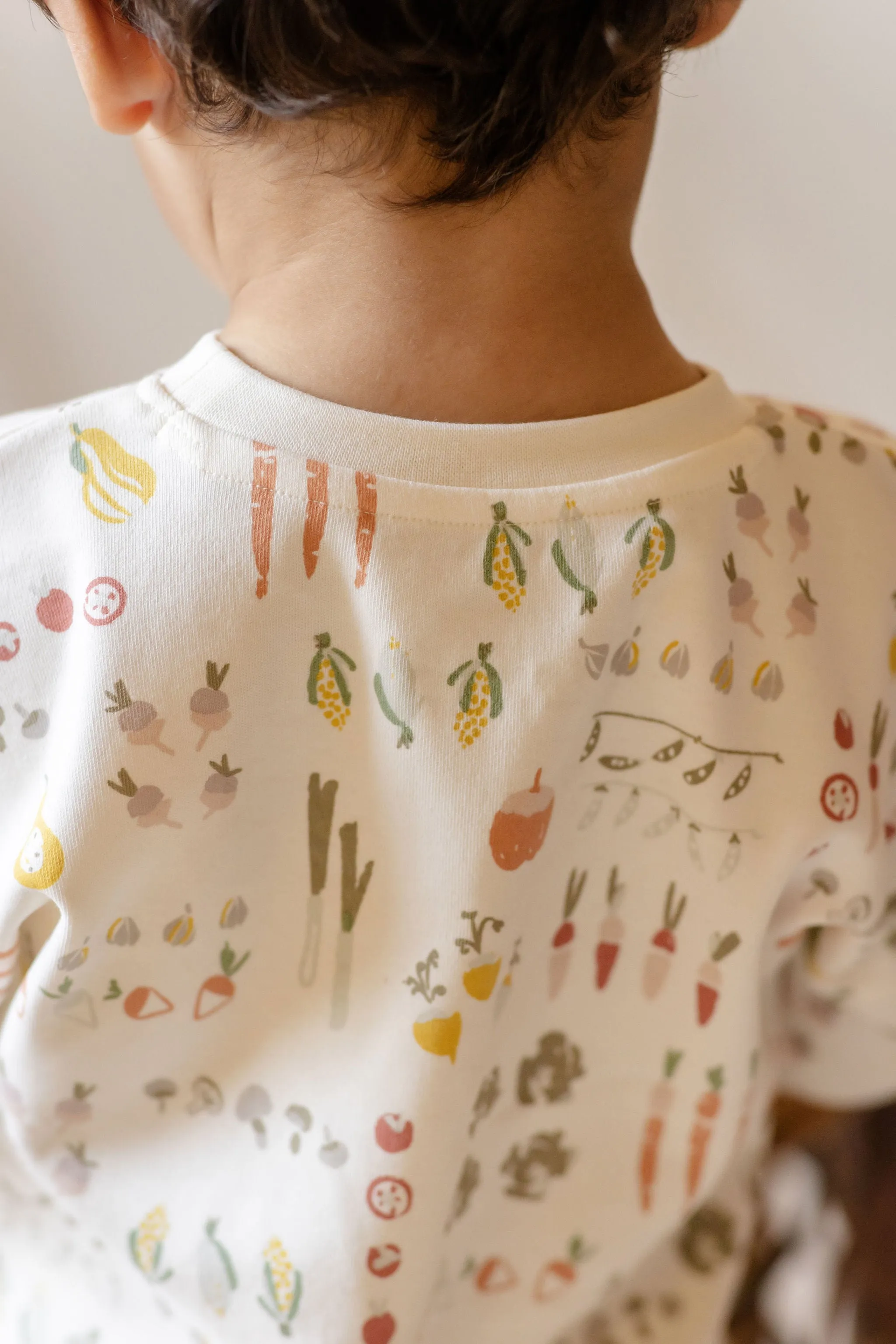 Dropped Shoulder Long Sleeve Toddler Top