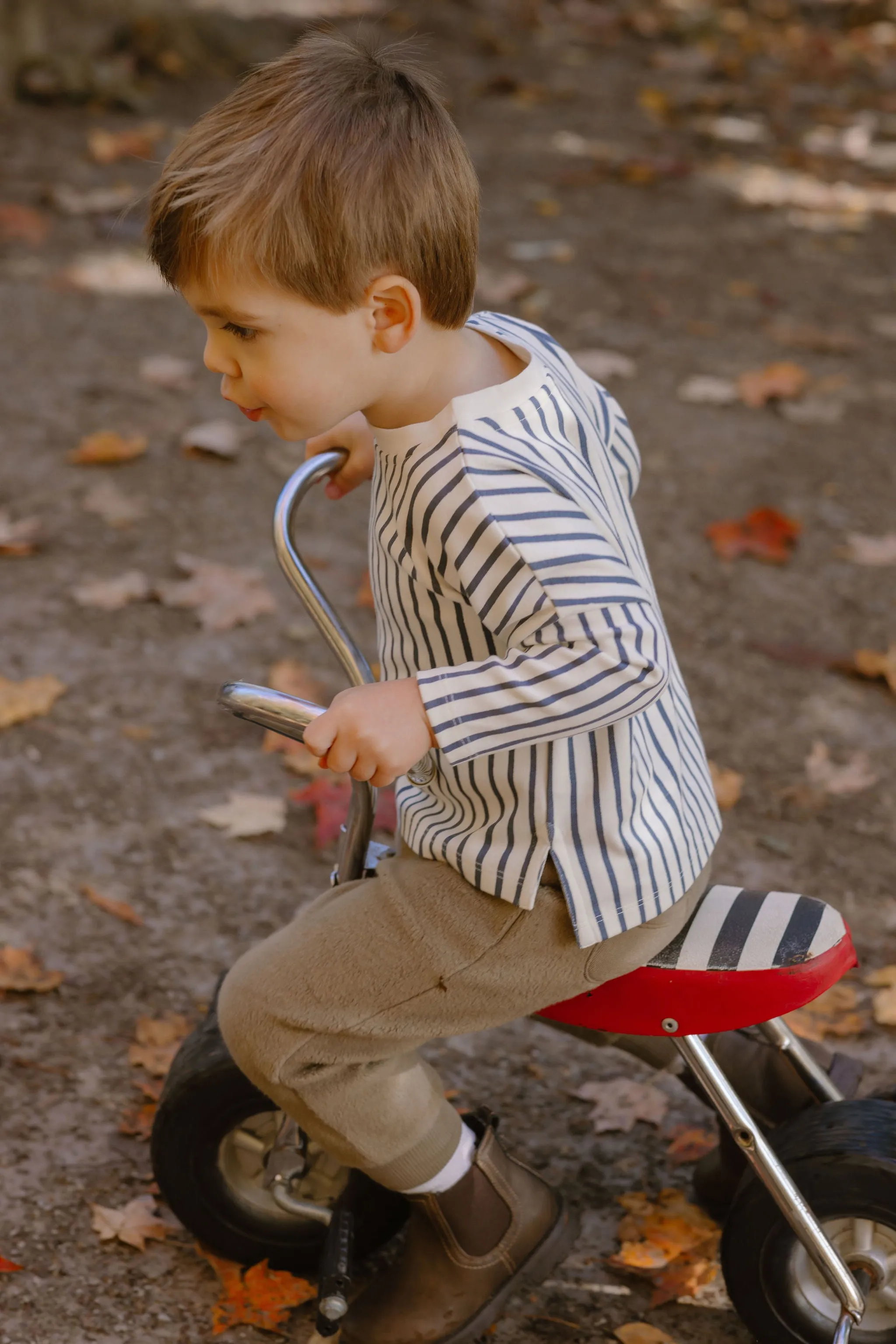 Dropped Shoulder Long Sleeve Toddler Top