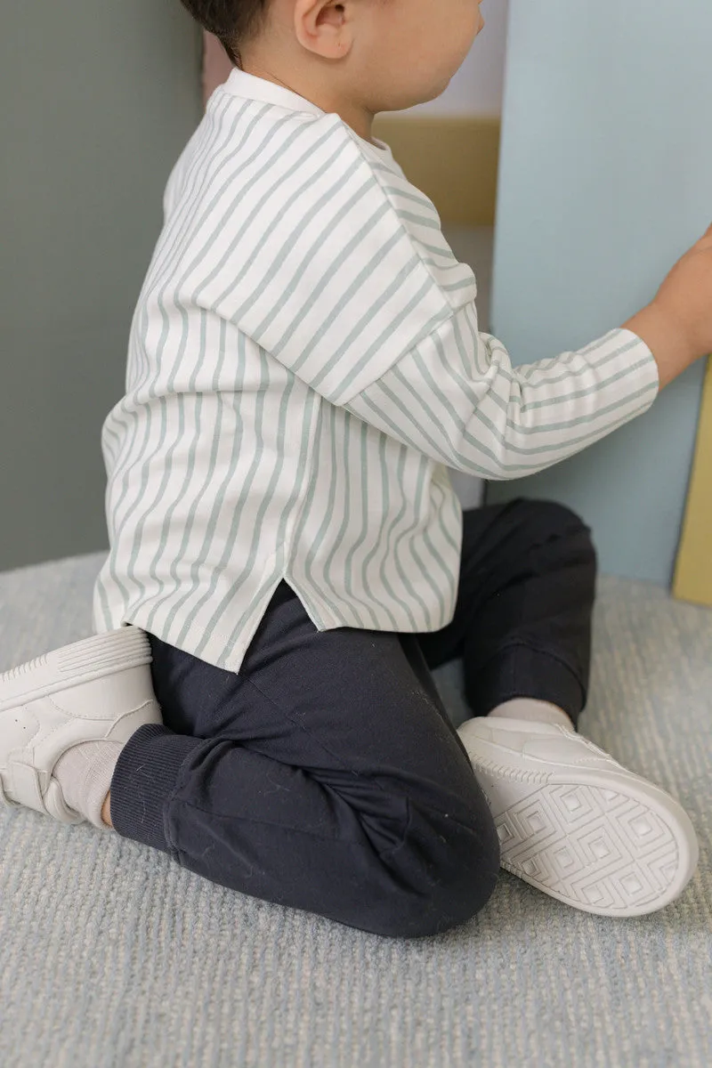 Dropped Shoulder Long Sleeve Toddler Top