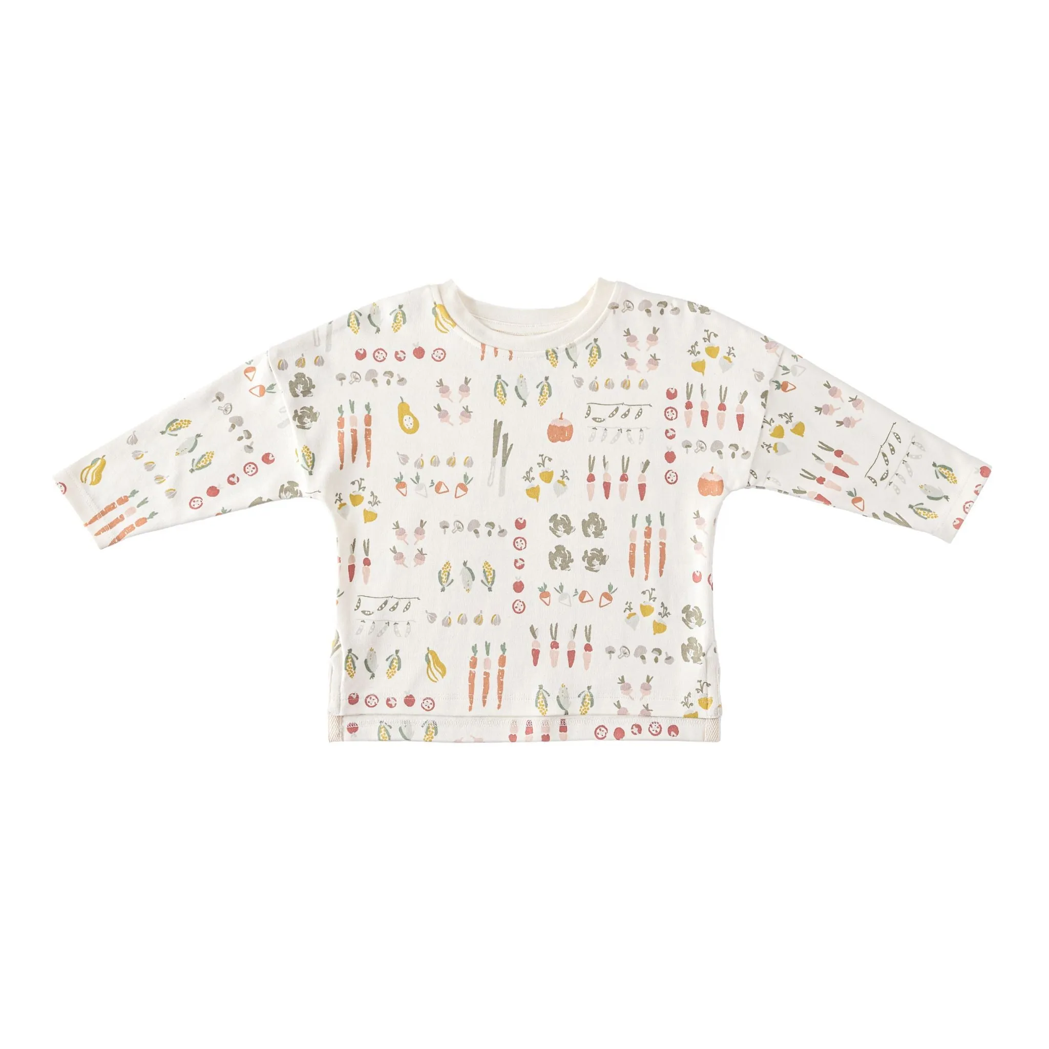 Dropped Shoulder Long Sleeve Toddler Top