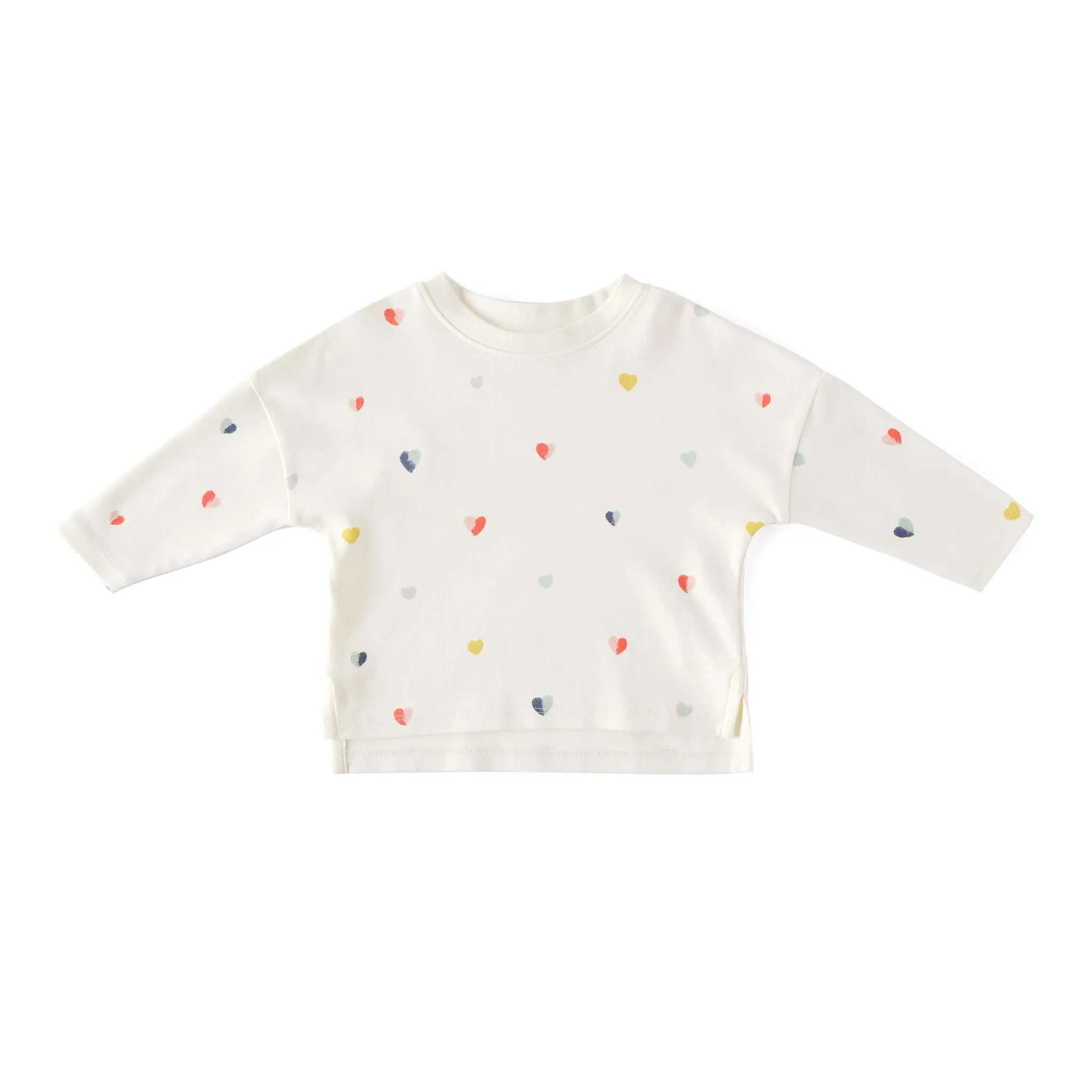 Dropped Shoulder Long Sleeve Toddler Top