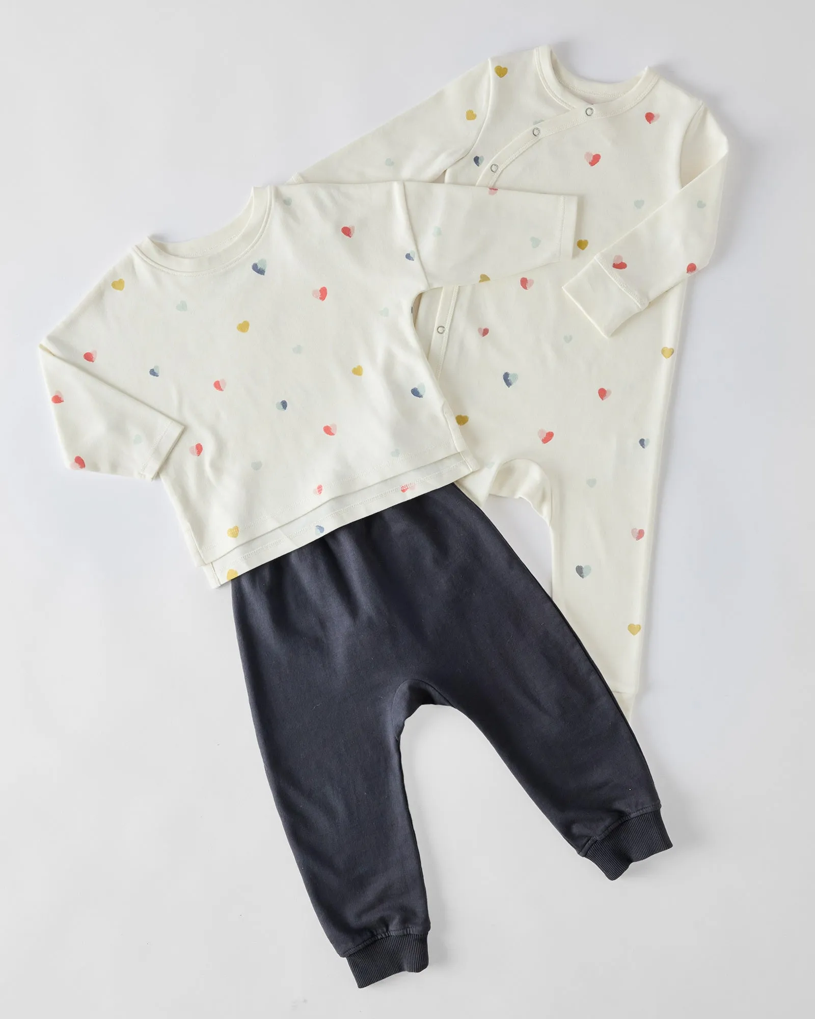 Dropped Shoulder Long Sleeve Toddler Top