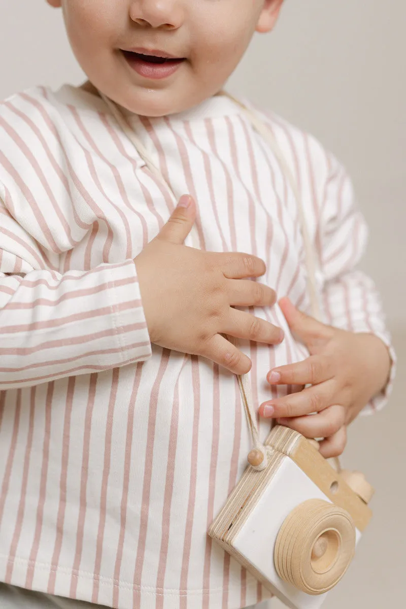 Dropped Shoulder Long Sleeve Toddler Top