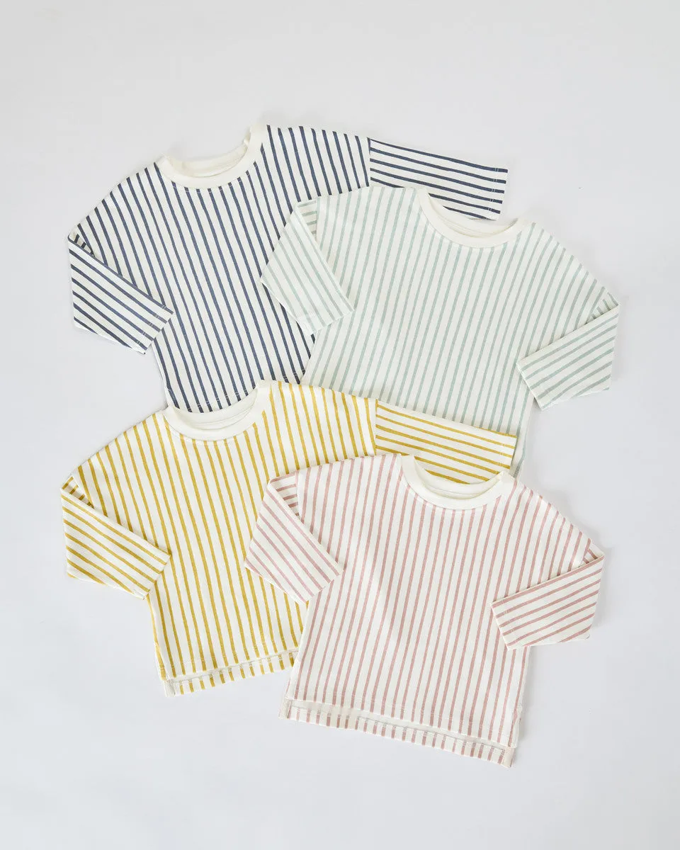 Dropped Shoulder Long Sleeve Toddler Top