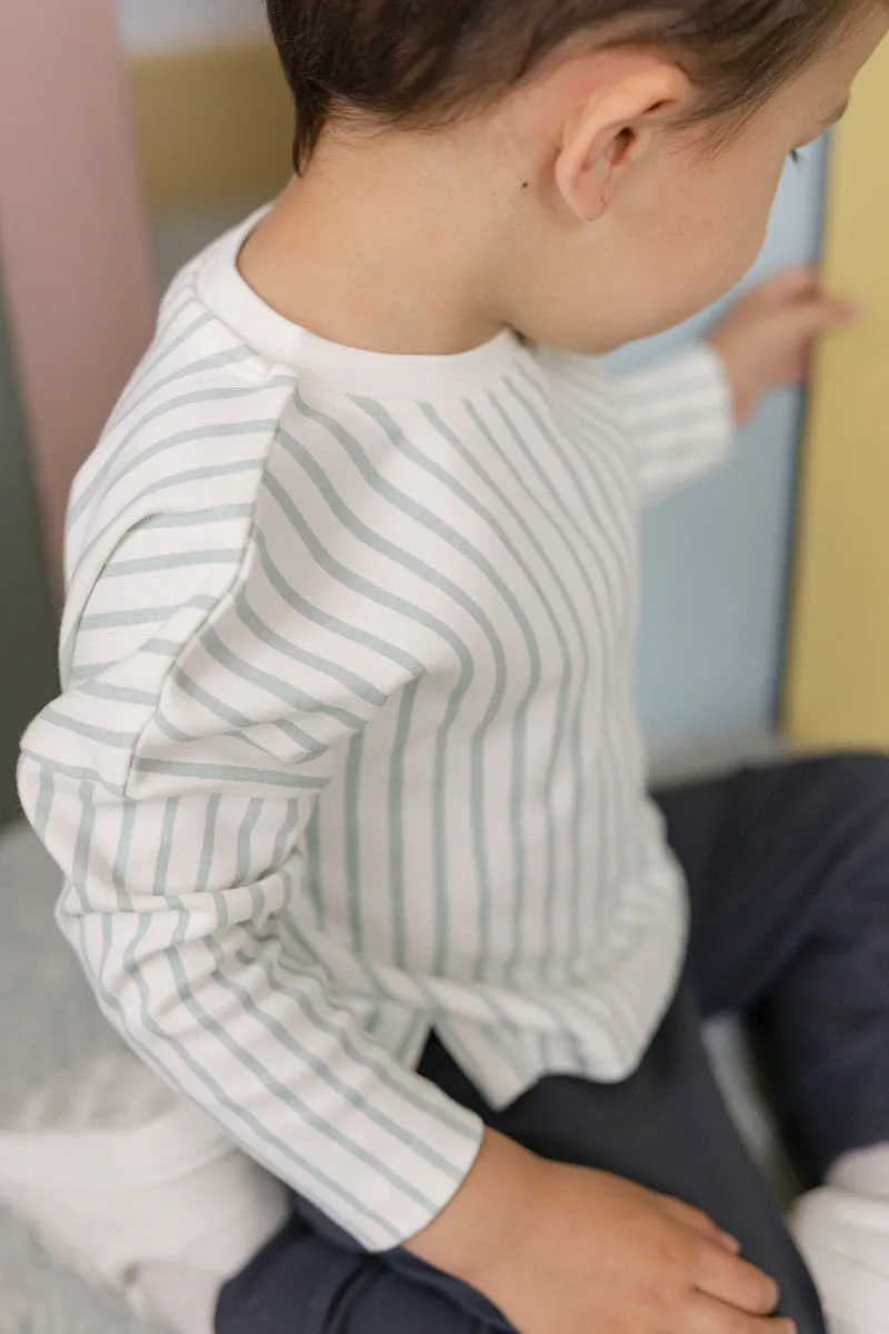 Dropped Shoulder Long Sleeve Toddler Top