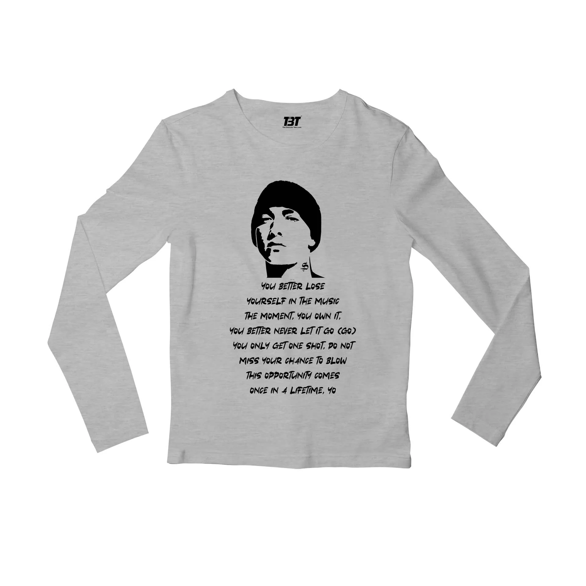 Eminem Full Sleeves T shirt - Lose Yourself