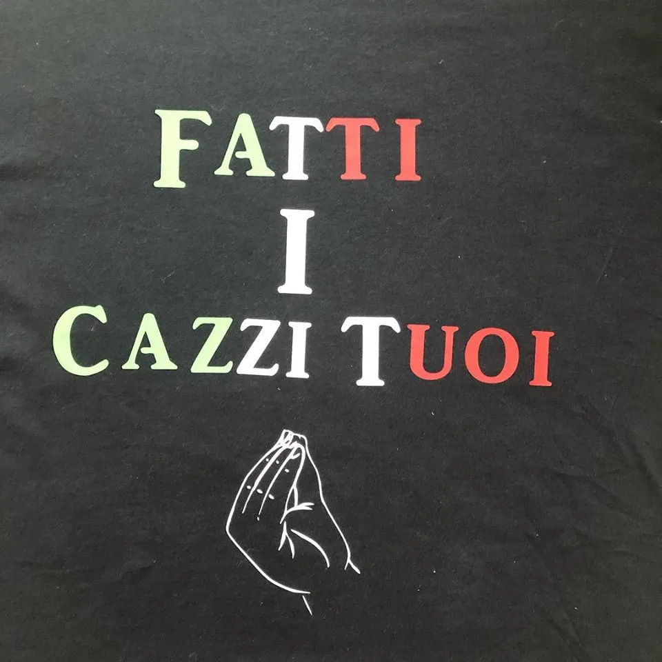 Fatti I Cazzi Tuoi Adult T-shirt