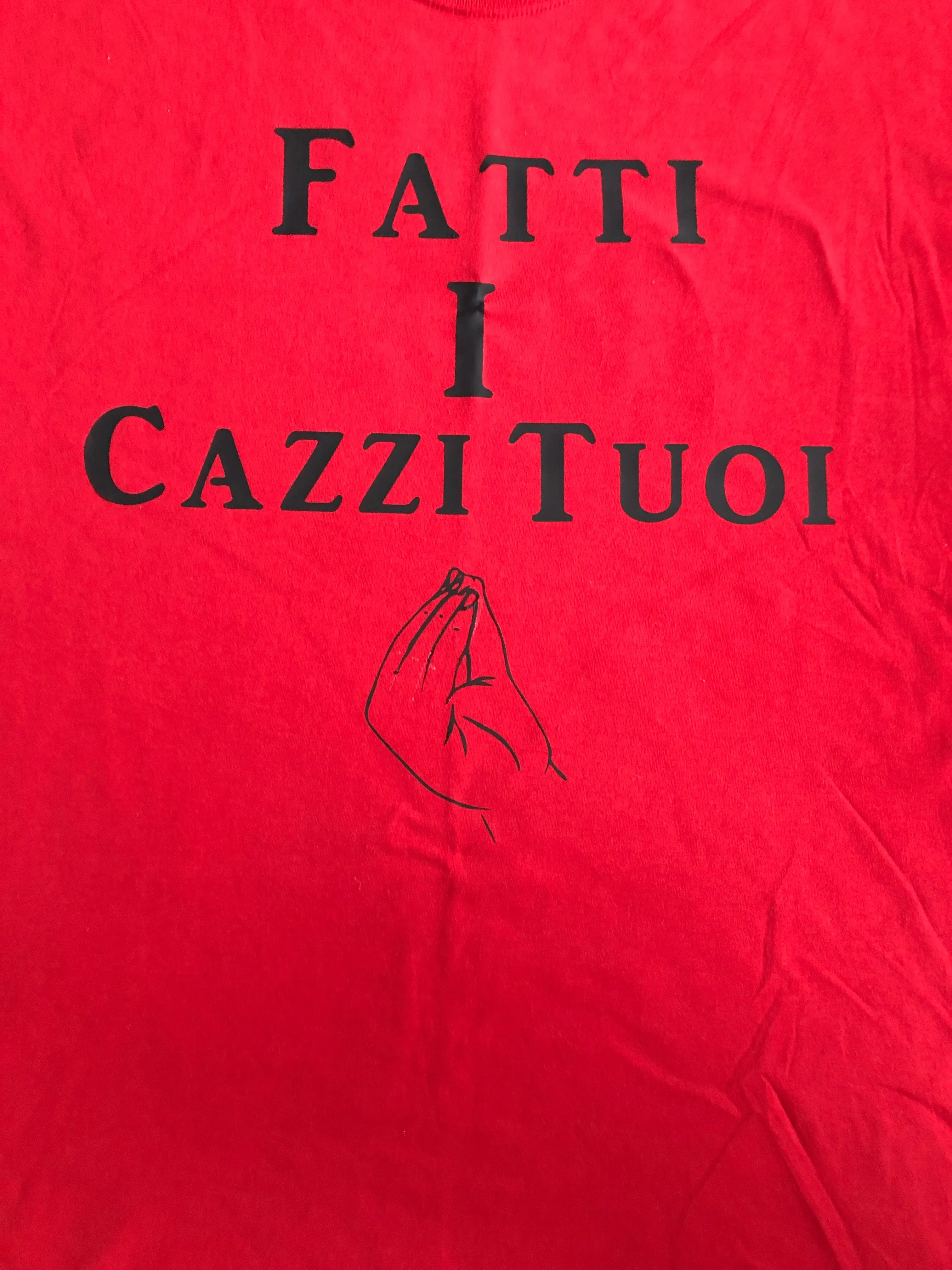 Fatti I Cazzi Tuoi Adult T-shirt