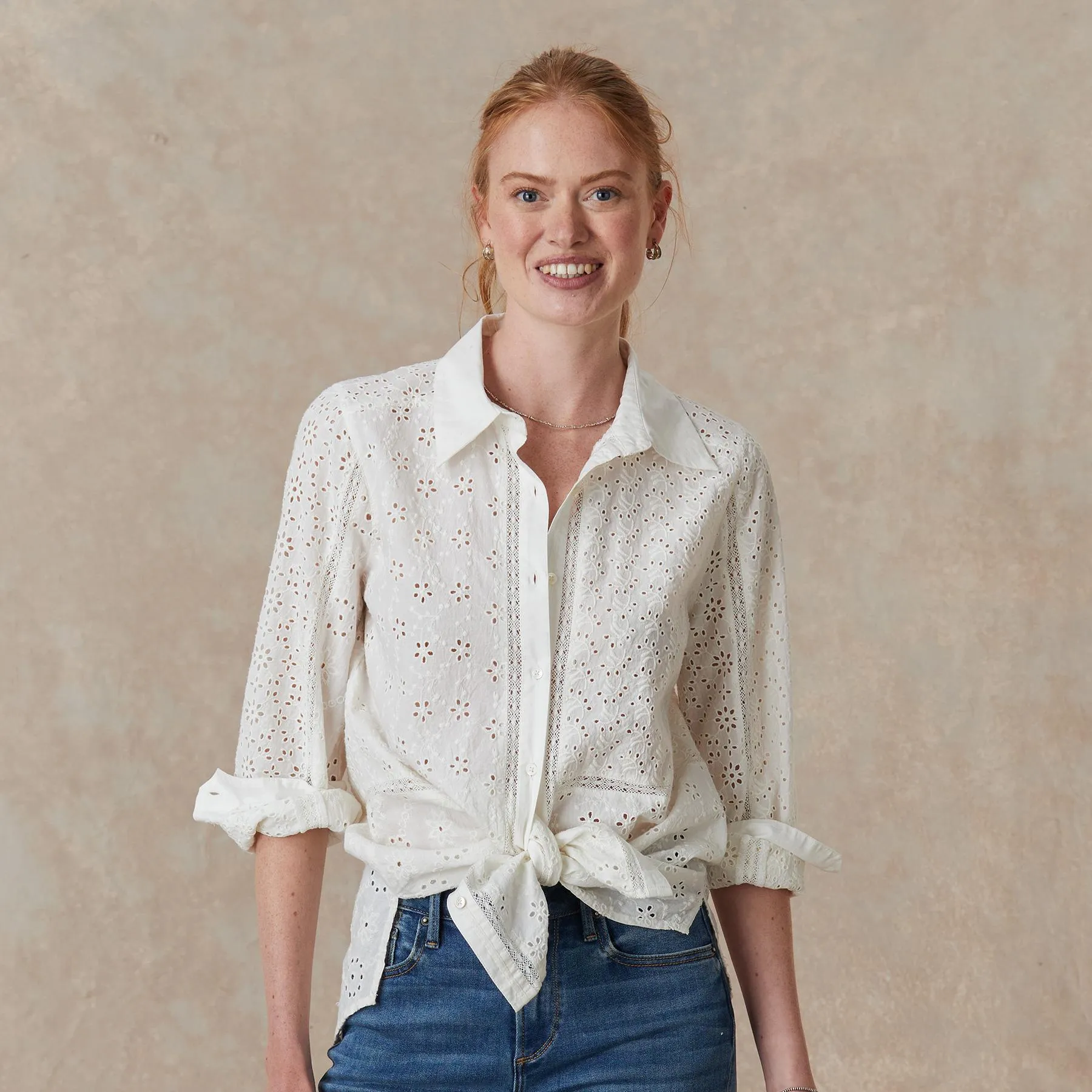 Gina Eyelet Tunic