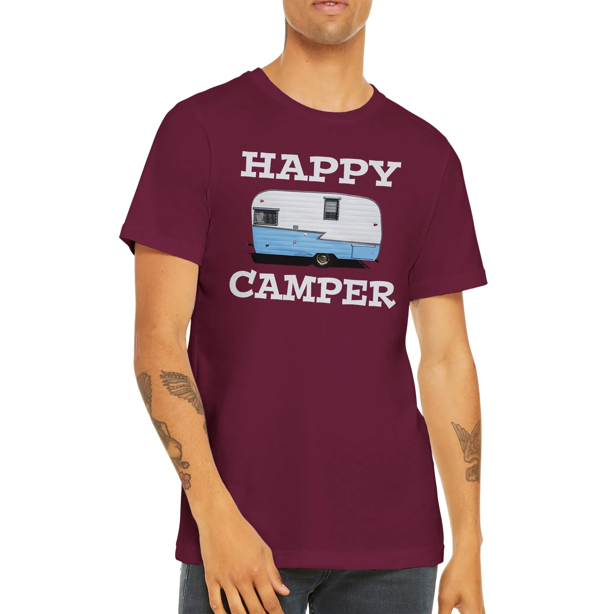 Happy Camper  -  Premium Unisex Crewneck T-shirt