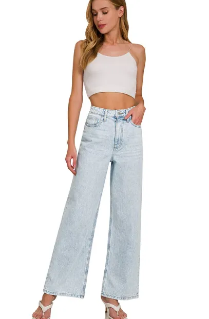 High Waist Wide Leg Jeans