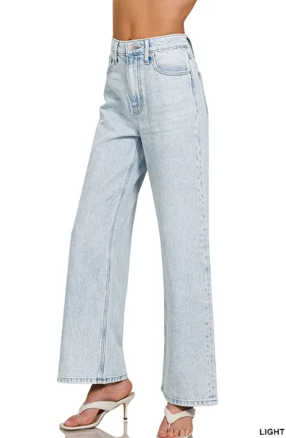 High Waist Wide Leg Jeans
