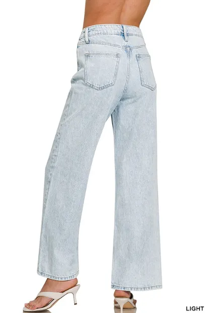 High Waist Wide Leg Jeans