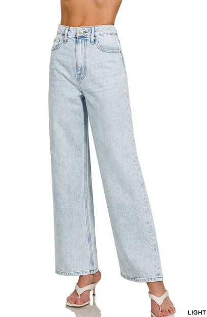 High Waist Wide Leg Jeans