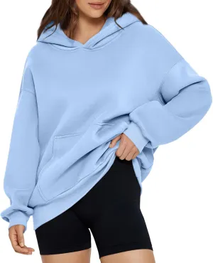 Hoodies for Women Oversized Sweatshirts Fleece Hoodie Long Sleeve Shirts Pullover Fashion Winter Fall Y2k Clothes