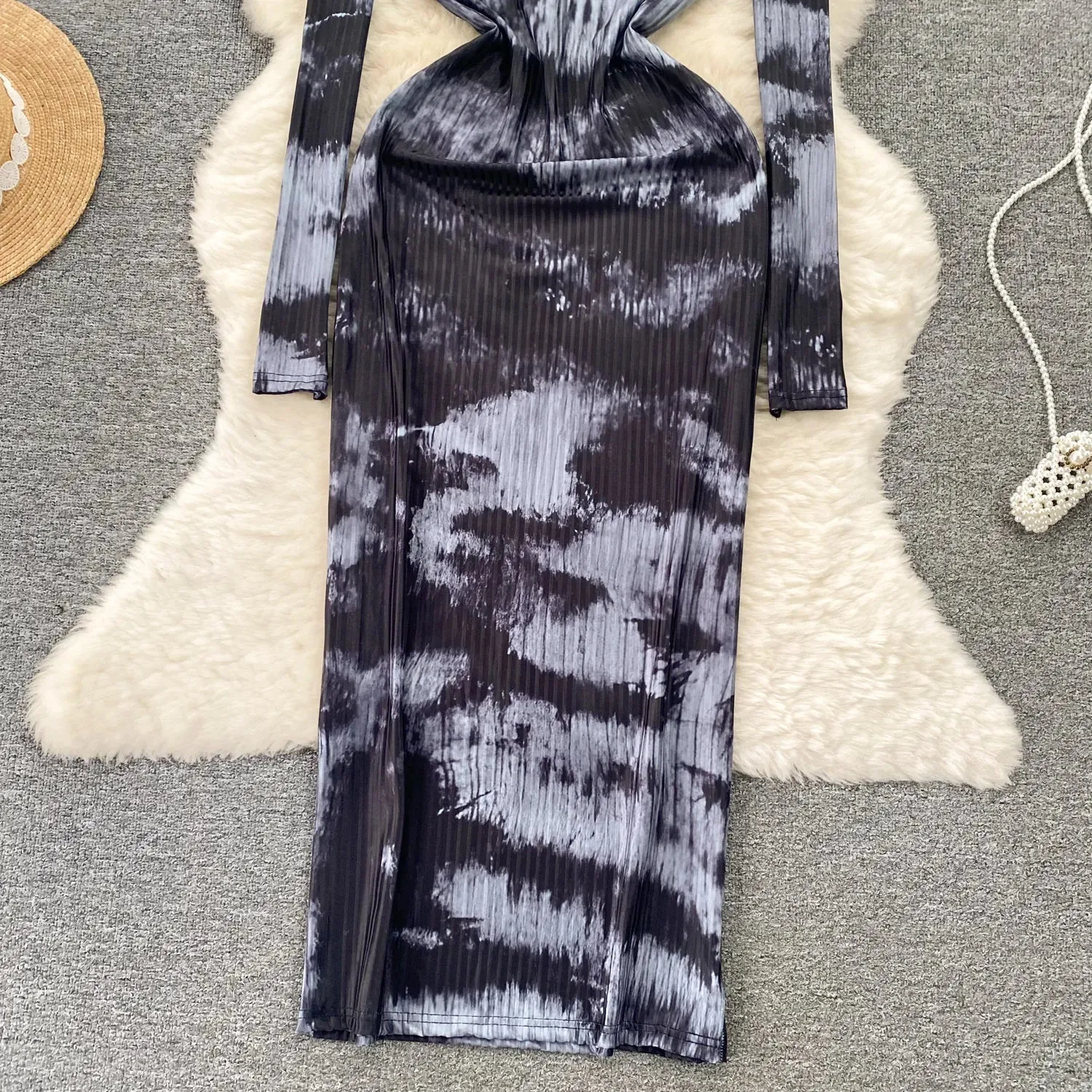 Jennifer Twisted Sweater Dress