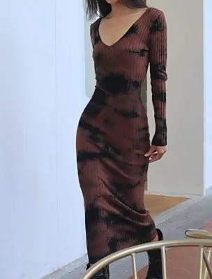 Jennifer Twisted Sweater Dress