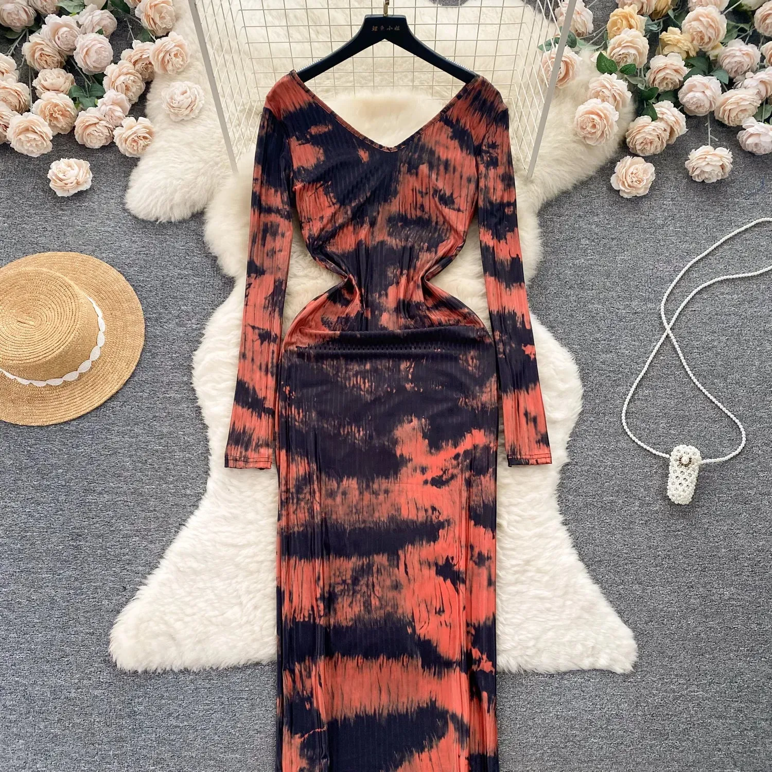 Jennifer Twisted Sweater Dress