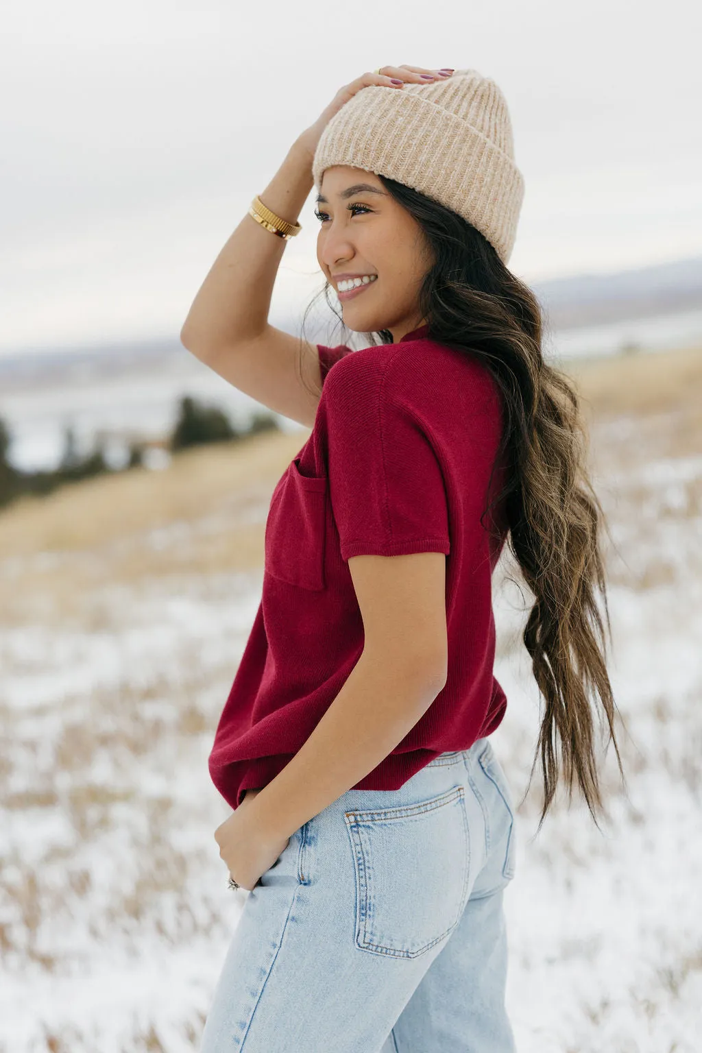 Mason Top-Berry
