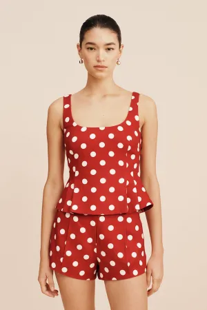 ROSALIE TOP - POLKA DOT