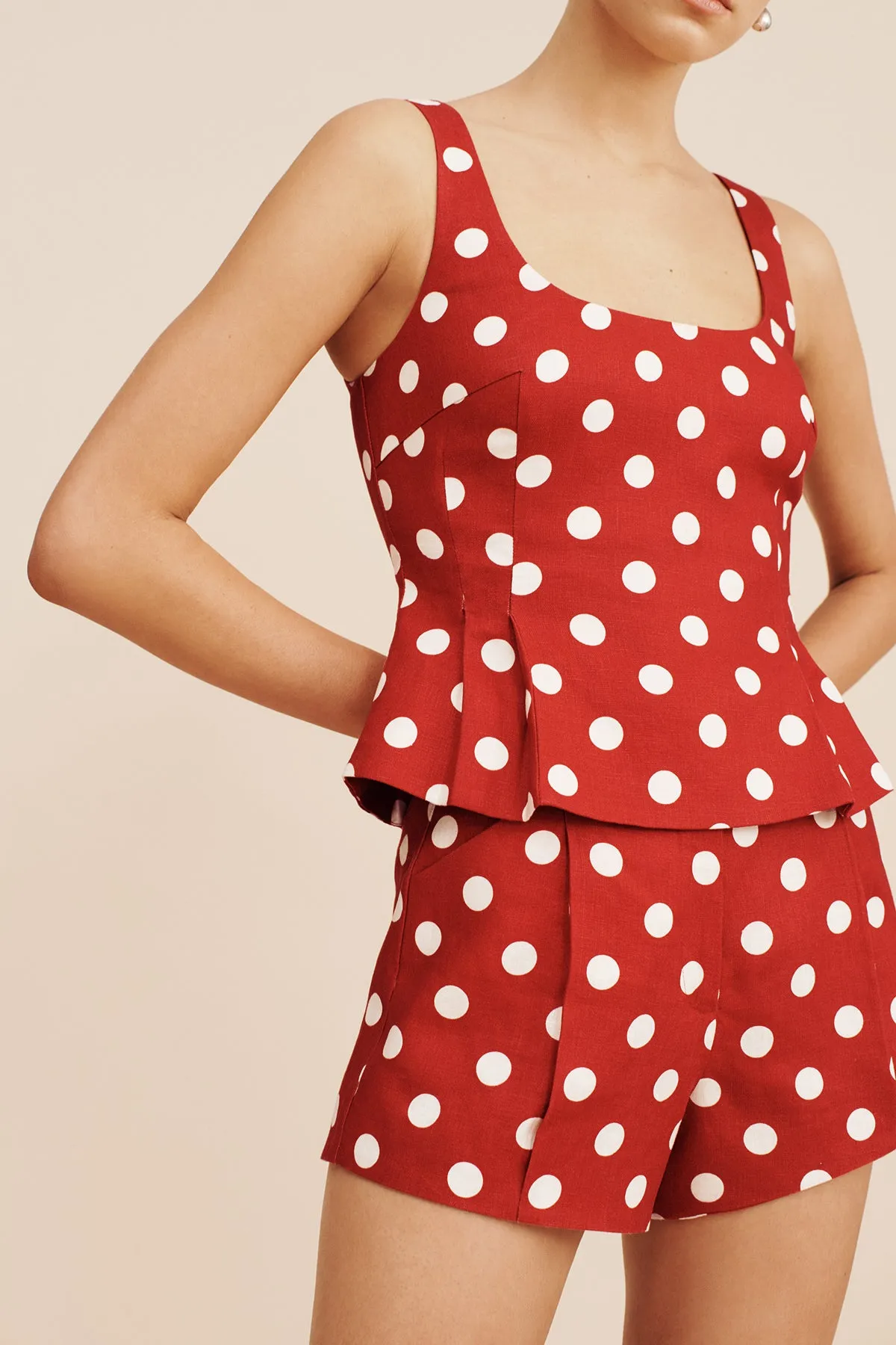 ROSALIE TOP - POLKA DOT