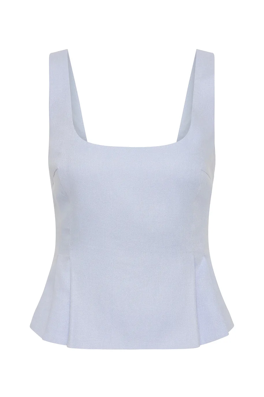 ROSALIE TOP - SILVER BLUE