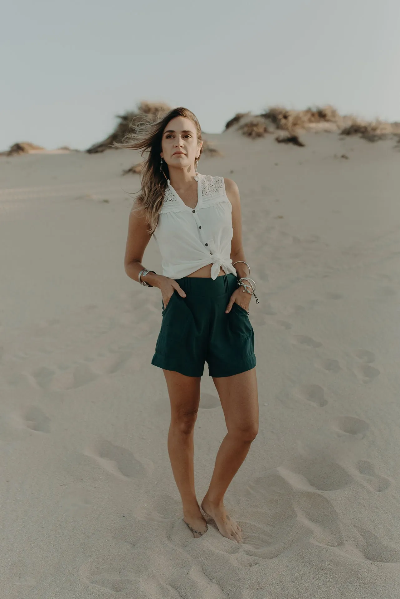 Shirt Sleeveless - ivory