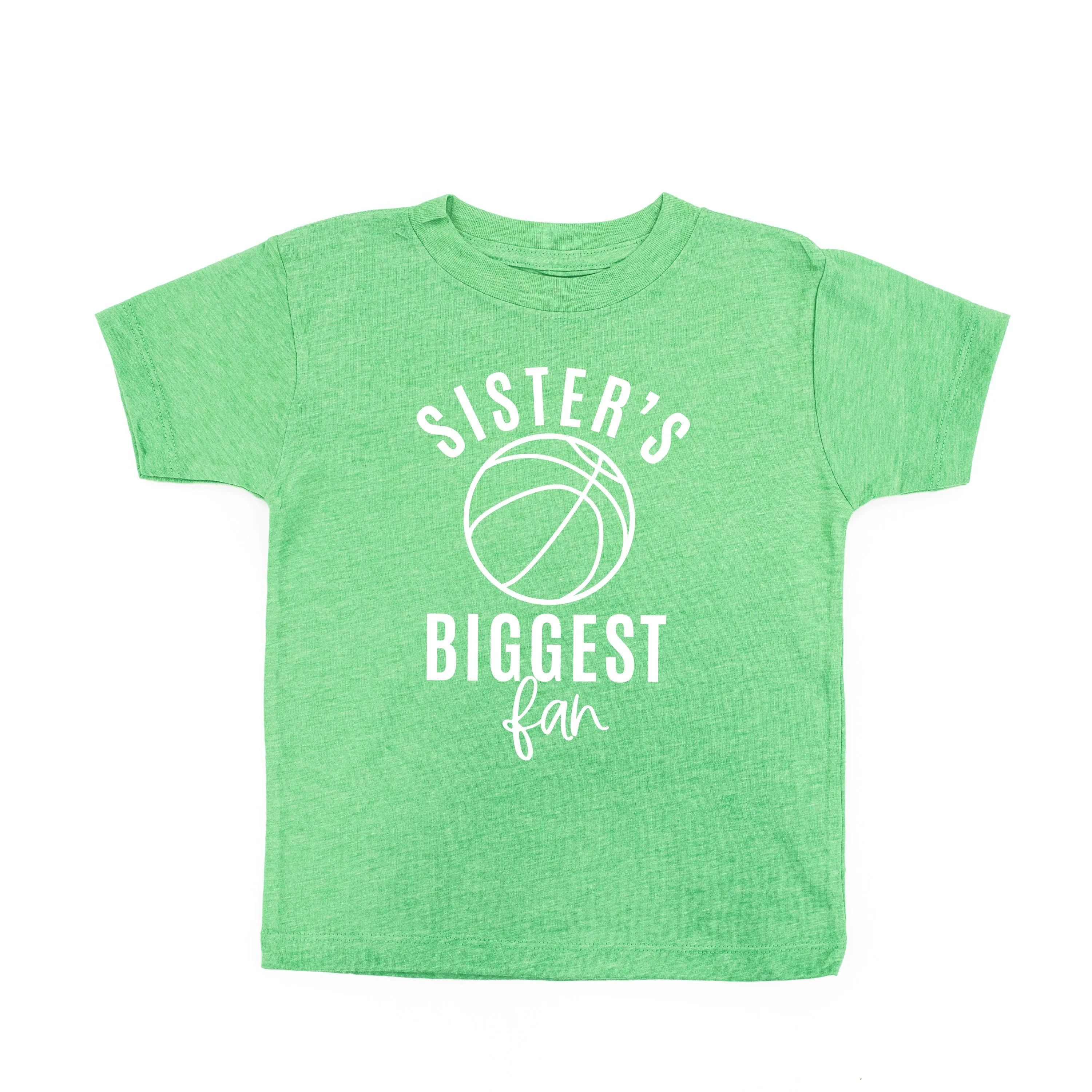 Sister's Biggest Fan - (Basketball) - Short Sleeve Child Shirt