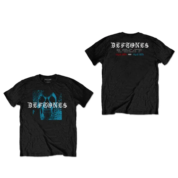 T-Shirt - Deftones Static Skull