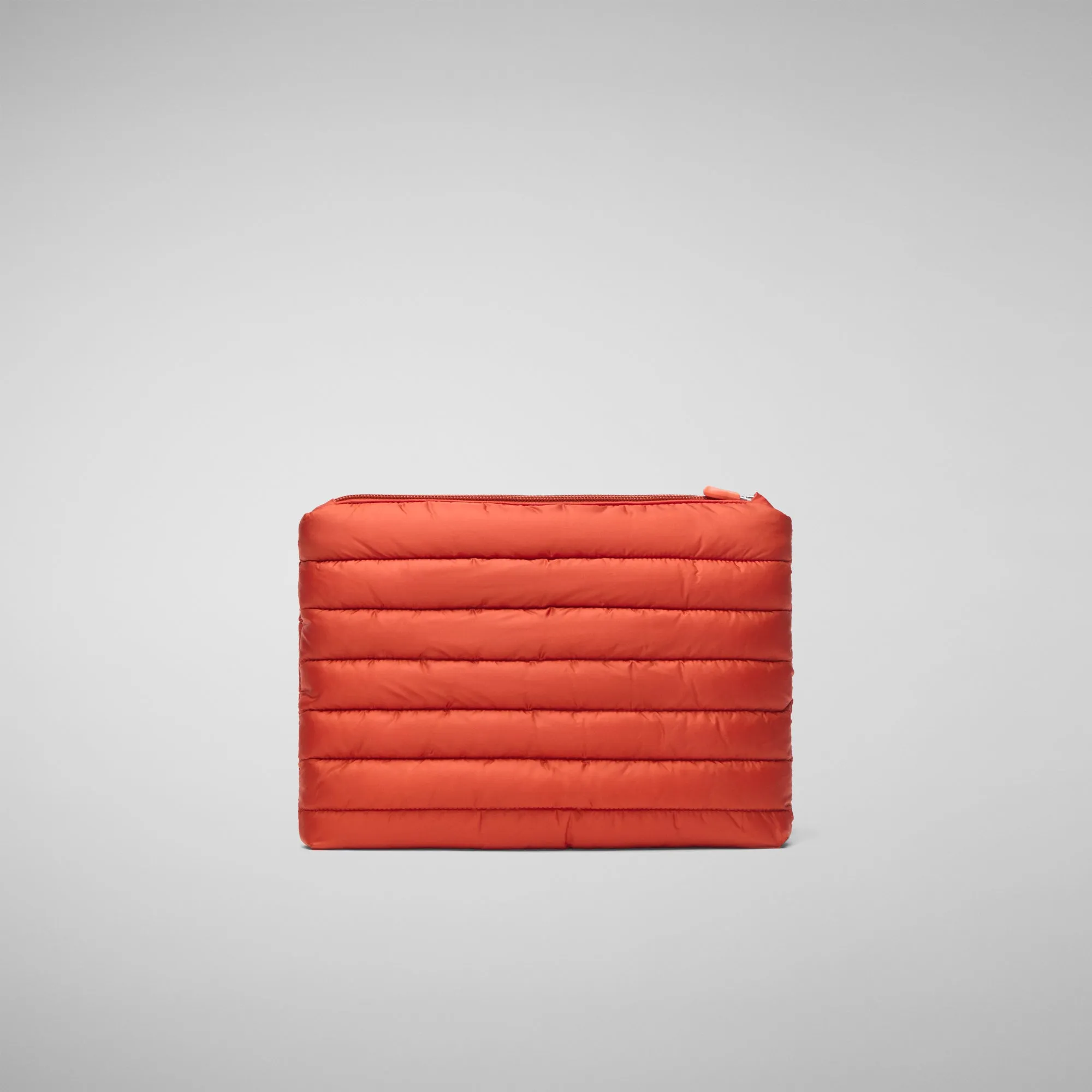 Unisex quilted pouch big Thalassa in MAPLE ORANGE