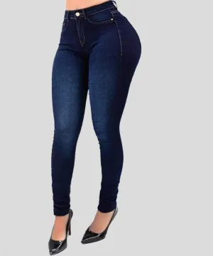 Washed High Waist Jeans