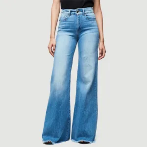 Women High Waist Flare Jeans